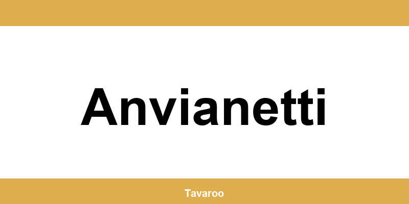 Posti toimipiste alueella Anvianetti