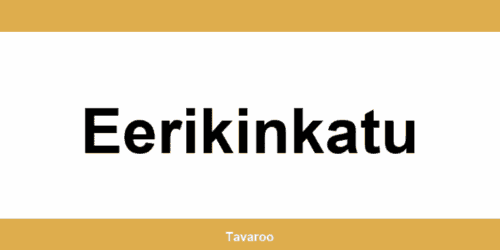 Posti toimipiste alueella Eerikinkatu