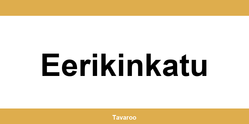 Posti toimipiste alueella Eerikinkatu