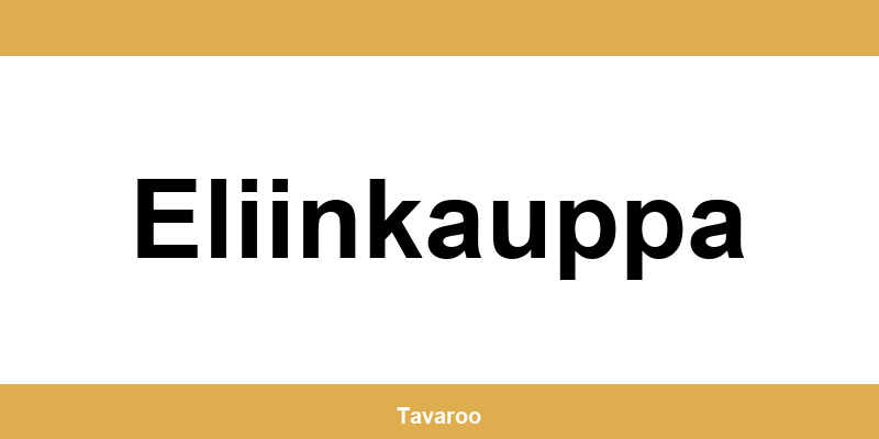 Posti toimipiste alueella Eliinkauppa