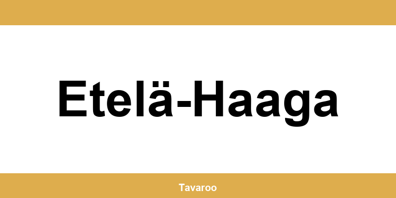 Posti toimipiste alueella Etelä-Haaga