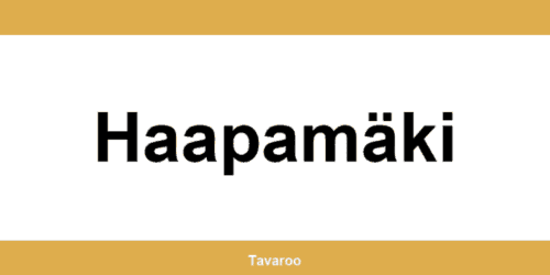 Posti toimipiste alueella Haapamäki