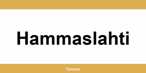 Posti toimipiste alueella Hammaslahti