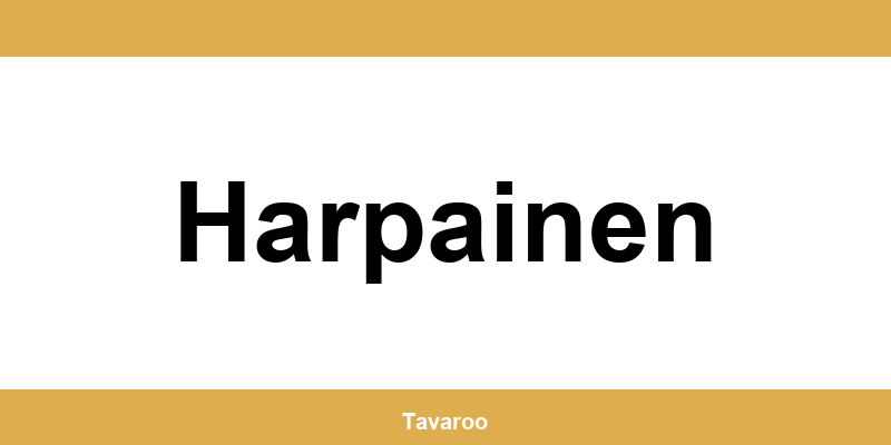 Posti toimipiste alueella Harpainen