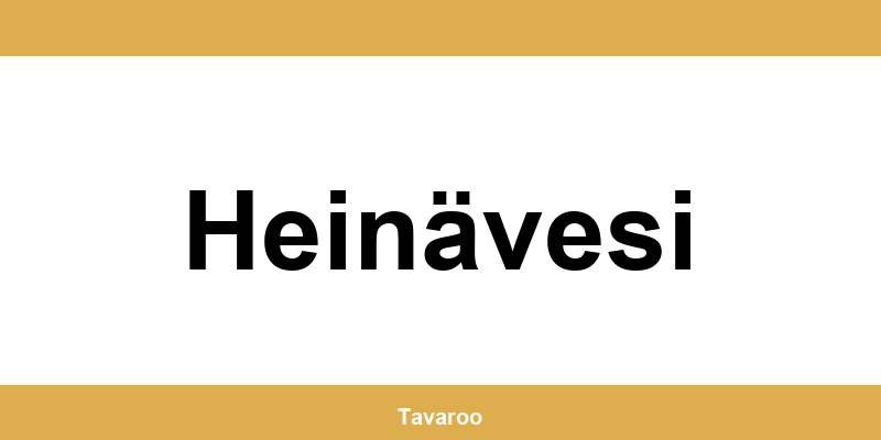 Posti toimipiste alueella Heinävesi