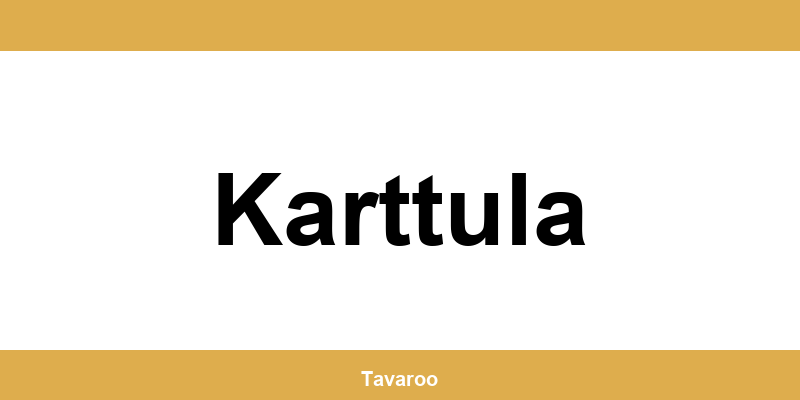 Posti toimipiste alueella Karttula