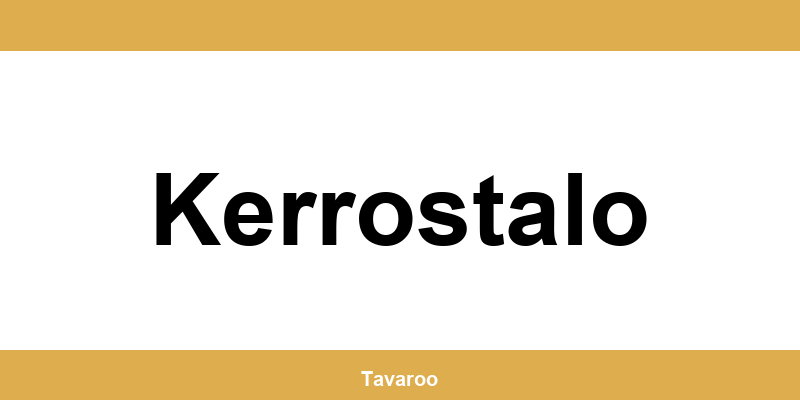 Posti toimipiste alueella Kerrostalo
