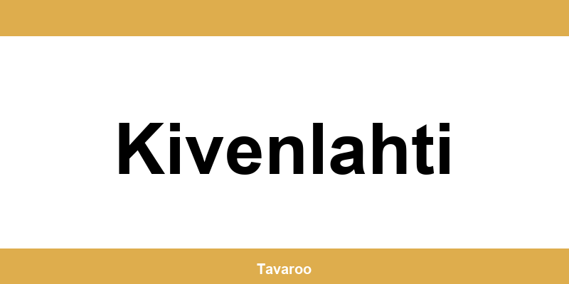 Posti toimipiste alueella Kivenlahti