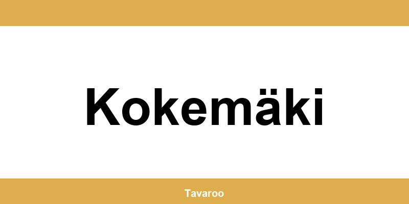 Posti toimipiste alueella Kokemäki