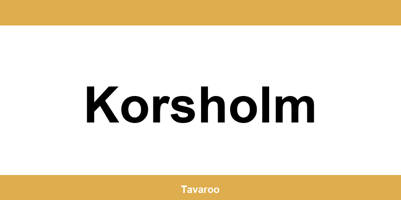 Posti toimipiste alueella Korsholm