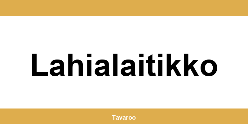 Posti toimipiste alueella Lahialaitikko