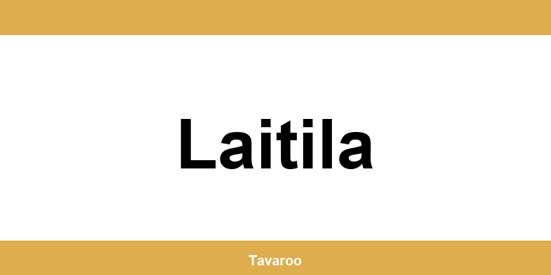 Posti toimipiste alueella Laitila