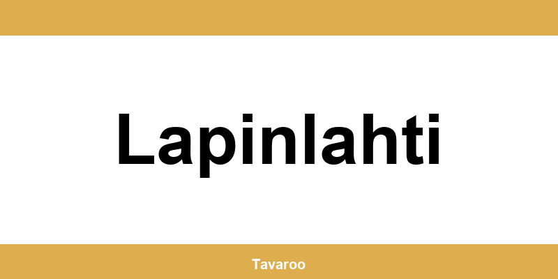 Posti toimipiste alueella Lapinlahti