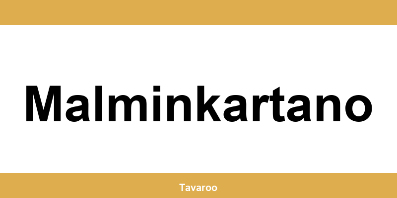 Posti toimipiste alueella Malminkartano