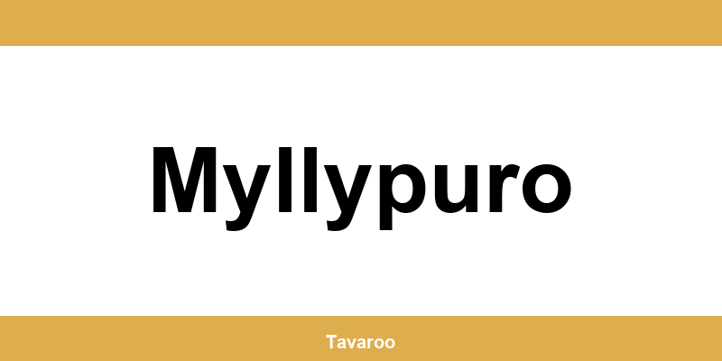 Posti toimipiste alueella Myllypuro
