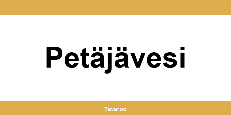 Posti toimipiste alueella Petäjävesi