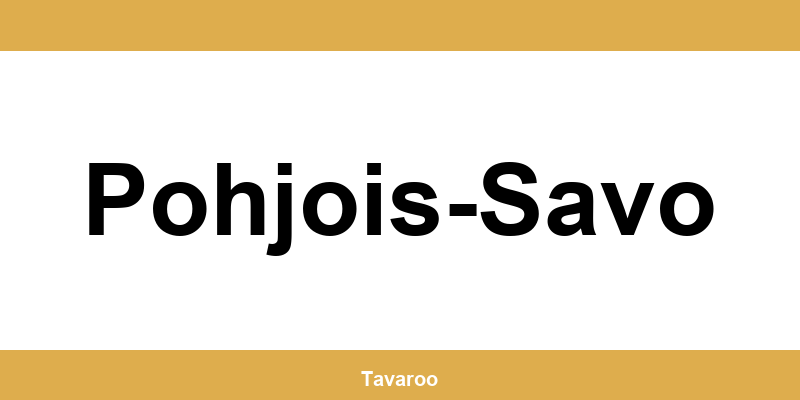 Posti toimipiste alueella Pohjois-Savo