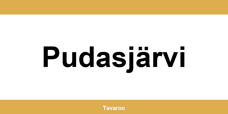Posti toimipiste alueella Pudasjärvi