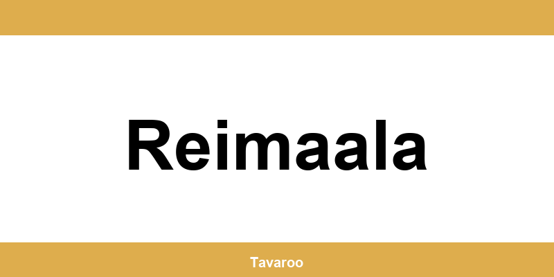 Posti toimipiste alueella Reimaala