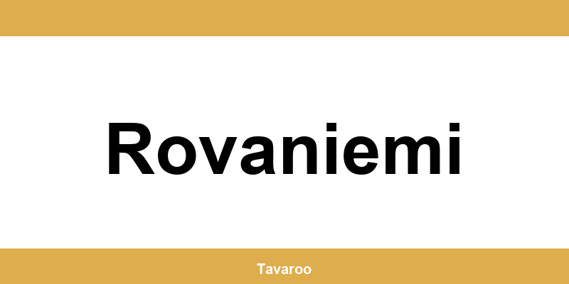 Posti toimipiste alueella Rovaniemi