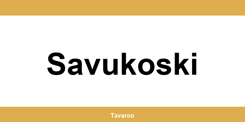 Posti toimipiste alueella Savukoski