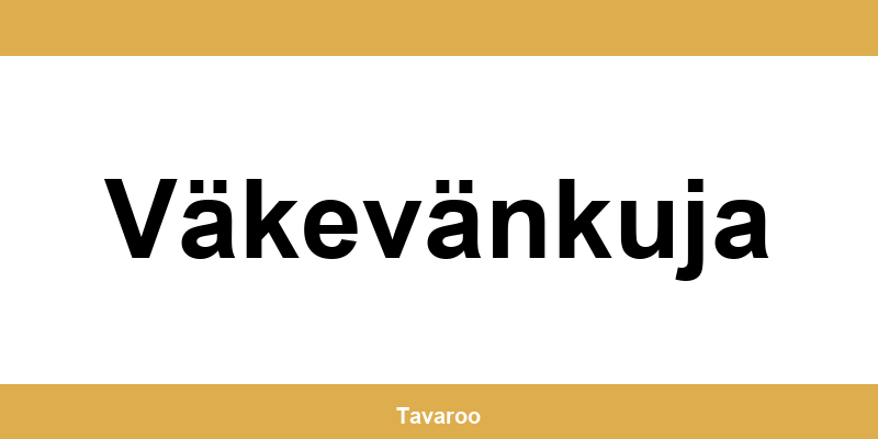 Posti toimipiste alueella Väkevänkuja