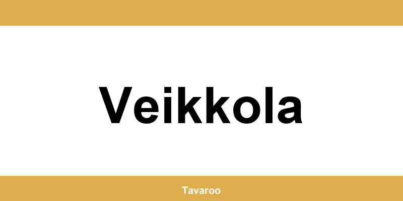 Posti toimipiste alueella Veikkola