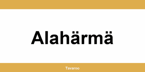 Posti toimipiste alueella Alahärmä