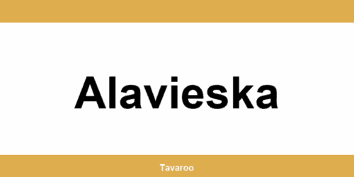 Posti toimipiste alueella Alavieska