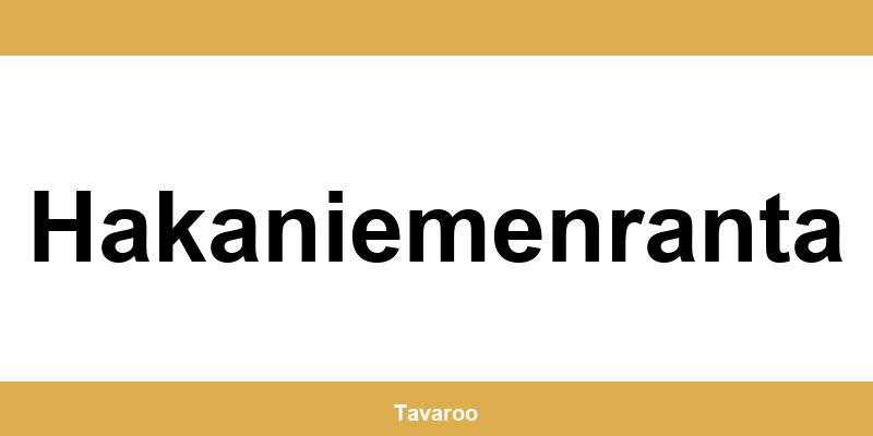 Posti toimipiste alueella Hakaniemenranta