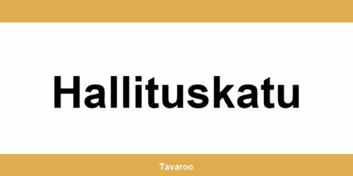 Posti toimipiste alueella Hallituskatu