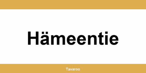 Posti toimipiste alueella Hämeentie