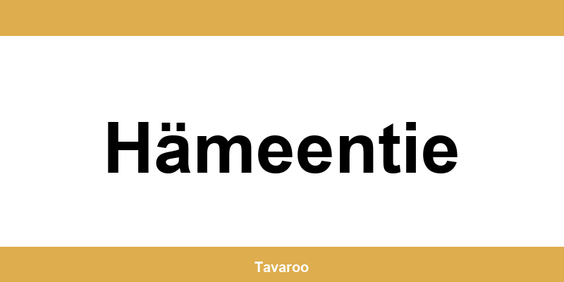 Posti toimipiste alueella Hämeentie