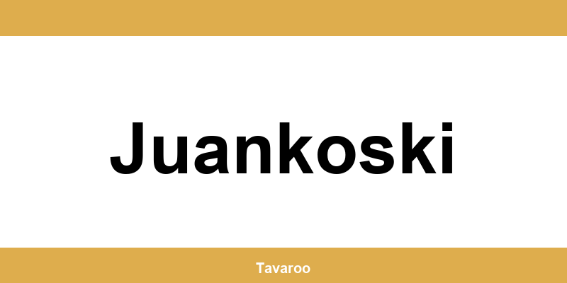 Posti toimipiste alueella Juankoski