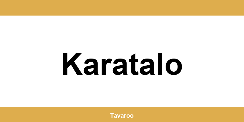 Posti toimipiste alueella Karatalo