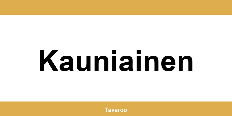 Posti toimipiste alueella Kauniainen
