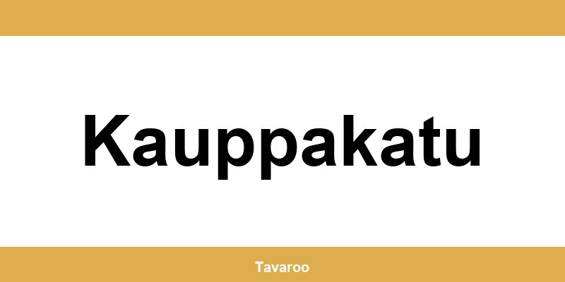 Posti toimipiste alueella Kauppakatu
