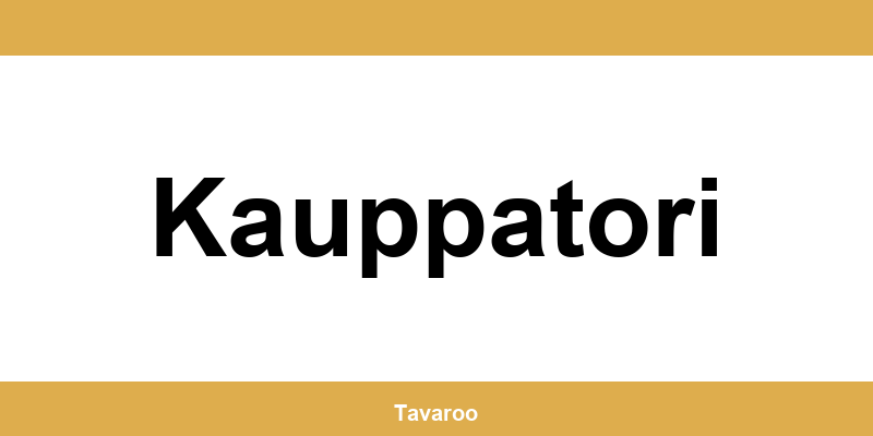 Posti toimipiste alueella Kauppatori