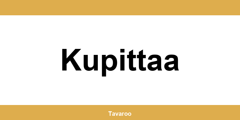 Posti toimipiste alueella Kupittaa