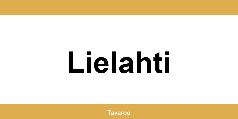 Posti toimipiste alueella Lielahti