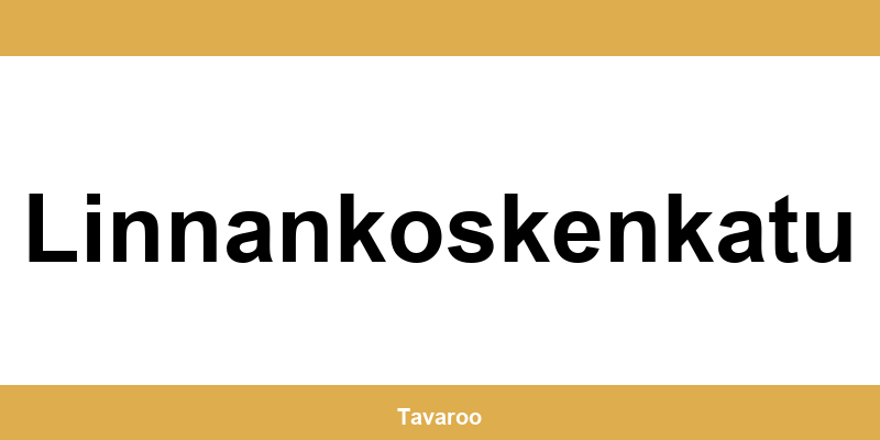 Posti toimipiste alueella Linnankoskenkatu