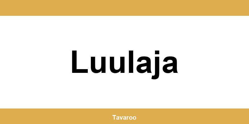 Posti toimipiste alueella Luulaja