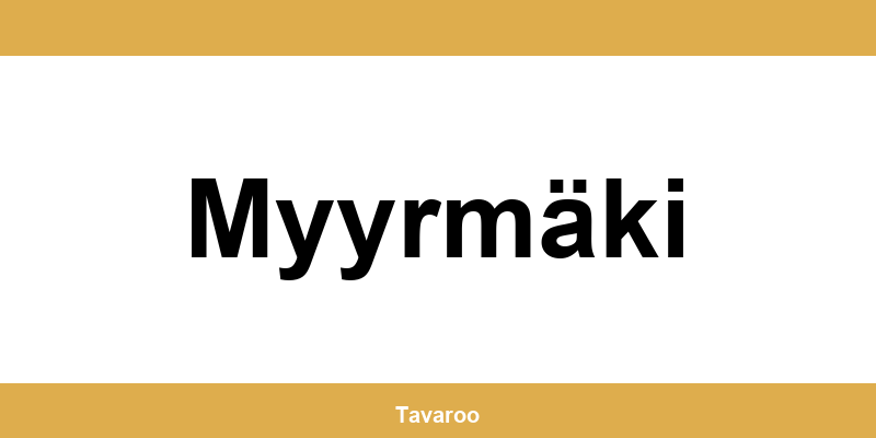 Posti toimipiste alueella Myyrmäki