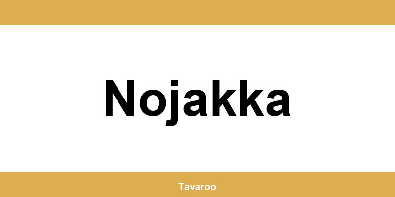 Posti toimipiste alueella Nojakka