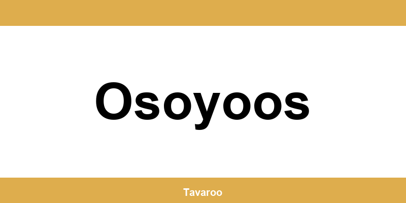 Posti toimipiste alueella Osoyoos