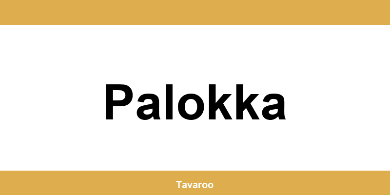 Posti toimipiste alueella Palokka