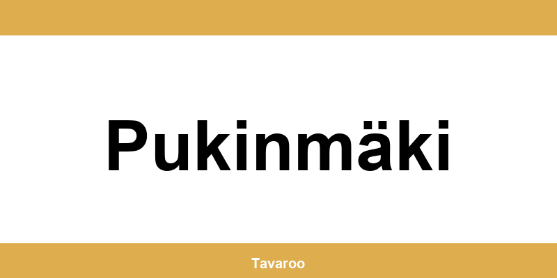 Posti toimipiste alueella Pukinmäki
