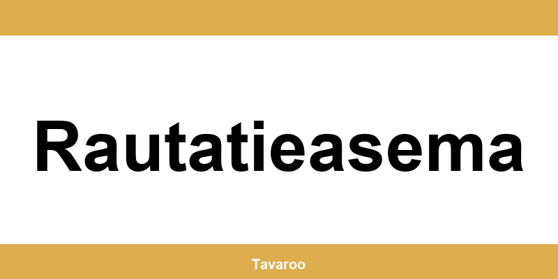 Posti toimipiste alueella Rautatieasema