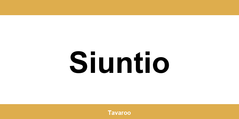 Posti toimipiste alueella Siuntio