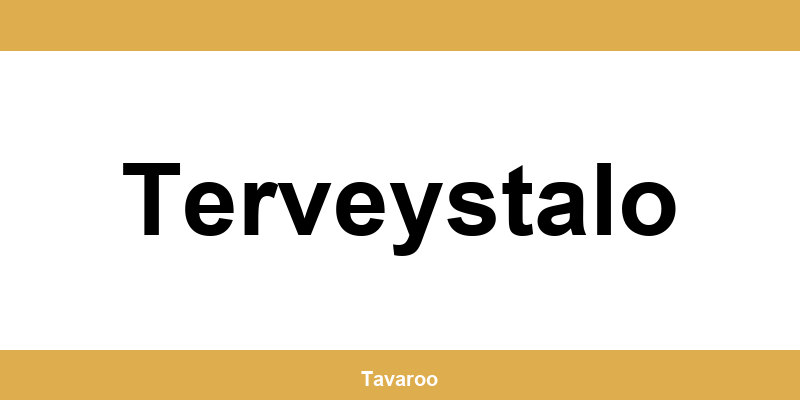 Posti toimipiste alueella Terveystalo